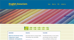 Desktop Screenshot of english-zone.com